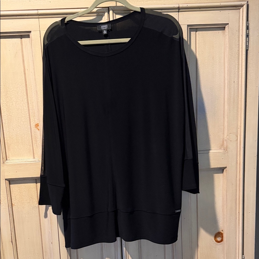 Jones New York Black Women's Blouse
